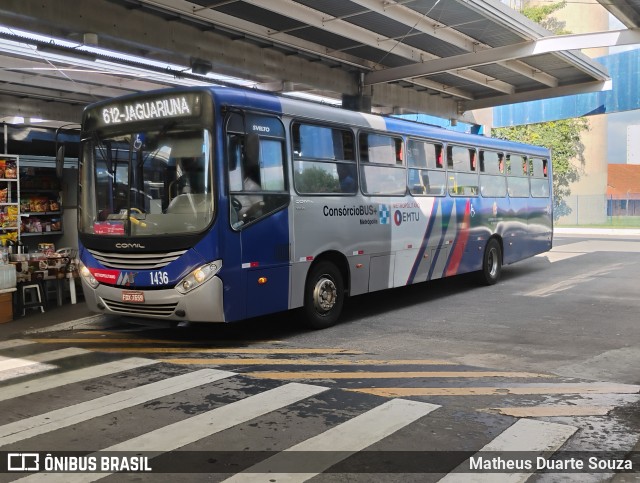 Expresso Metrópolis Transportes e Viagens 1436 na cidade de Campinas, São Paulo, Brasil, por Matheus Duarte Souza. Número da foto: #12802077.