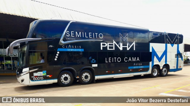 Empresa de Ônibus Nossa Senhora da Penha 60015 na cidade de Maringá, Paraná, Brasil, por João Vitor Bezerra Destefani. Número da foto: #12801484.
