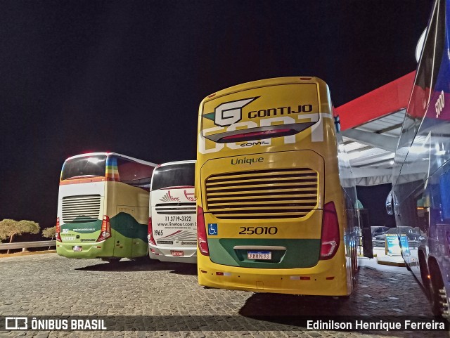 Empresa Gontijo de Transportes 25010 na cidade de Estiva, Minas Gerais, Brasil, por Edinilson Henrique Ferreira. Número da foto: #12802042.
