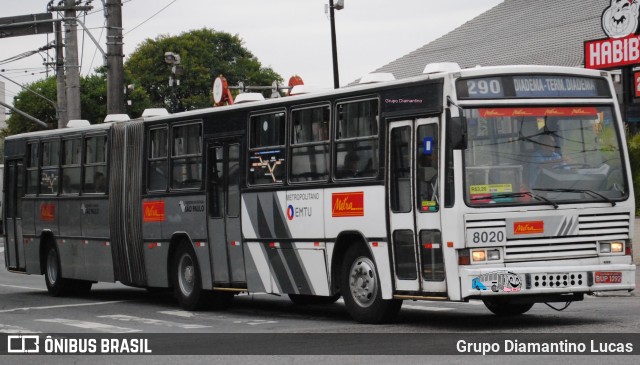 Metra - Sistema Metropolitano de Transporte 8020 na cidade de São Bernardo do Campo, São Paulo, Brasil, por Grupo Diamantino Lucas. Número da foto: #12801977.