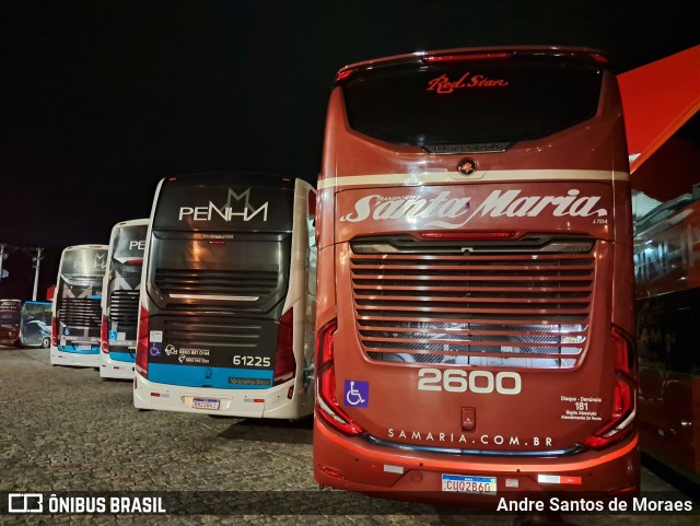 Santa Maria Fretamento e Turismo > Transportes Santa Maria(SP) 2600 na cidade de Registro, São Paulo, Brasil, por Andre Santos de Moraes. Número da foto: #12803688.