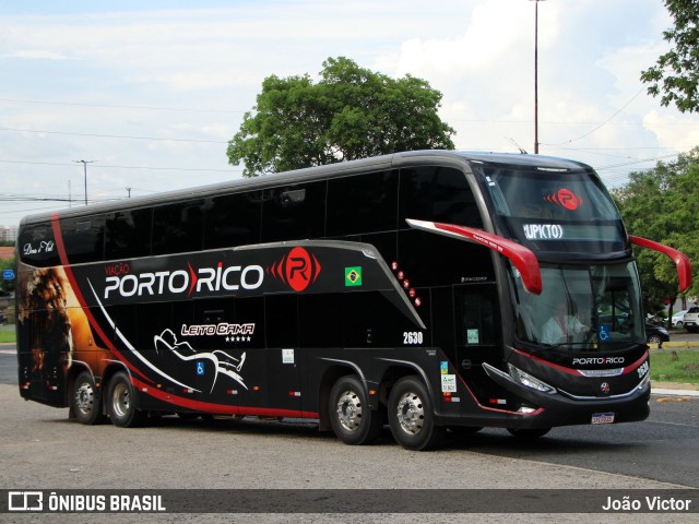 Auto Viação Porto Rico 2630 na cidade de Teresina, Piauí, Brasil, por João Victor. Número da foto: #12804183.