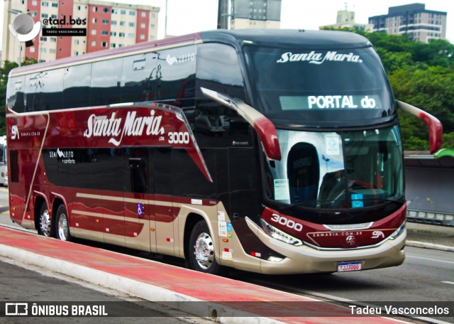 Santa Maria Fretamento e Turismo > Transportes Santa Maria(SP) 3000 na cidade de Barueri, São Paulo, Brasil, por Tadeu Vasconcelos. Número da foto: #12849957.