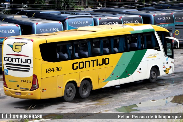 Empresa Gontijo de Transportes 18430 na cidade de Salvador, Bahia, Brasil, por Felipe Pessoa de Albuquerque. Número da foto: #12848916.