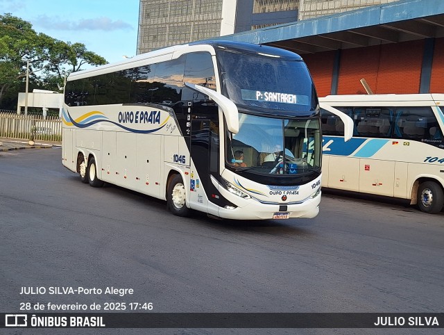 Viação Ouro e Prata 1046 na cidade de Porto Alegre, Rio Grande do Sul, Brasil, por JULIO SILVA. Número da foto: #12848565.