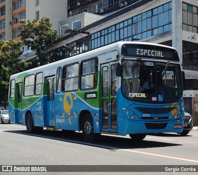 Santa Zita Transportes Coletivos 21178 na cidade de Vitória, Espírito Santo, Brasil, por Sergio Corrêa. Número da foto: #12849482.