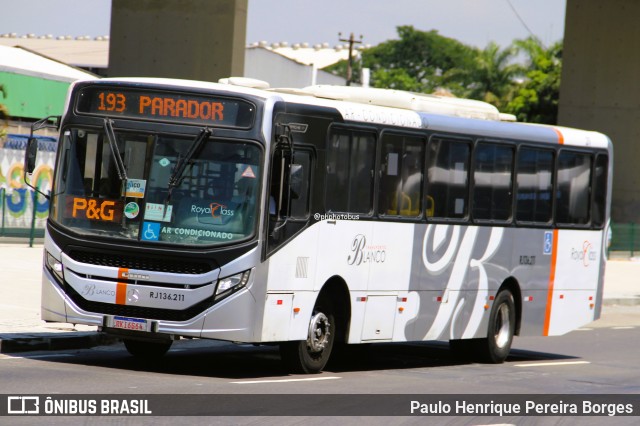 Transportes Blanco RJ 136.211 na cidade de Rio de Janeiro, Rio de Janeiro, Brasil, por Paulo Henrique Pereira Borges. Número da foto: #12848628.