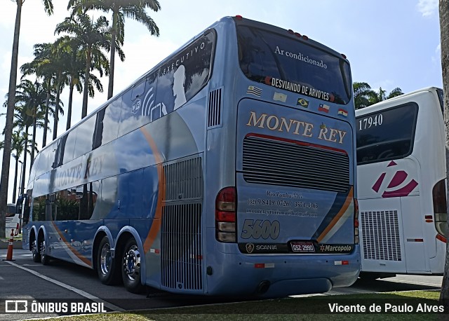 Monte Rey Turismo 5600 na cidade de Aparecida, São Paulo, Brasil, por Vicente de Paulo Alves. Número da foto: #12849239.