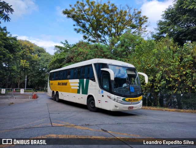 Viação Nacional 18605 na cidade de São Paulo, São Paulo, Brasil, por Leandro Expedito Silva. Número da foto: #12848372.