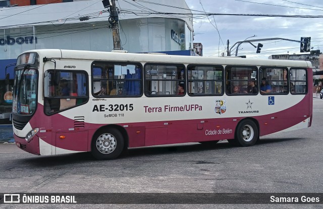 Transurb AE-32015 na cidade de Belém, Pará, Brasil, por Samara Goes. Número da foto: #12847971.