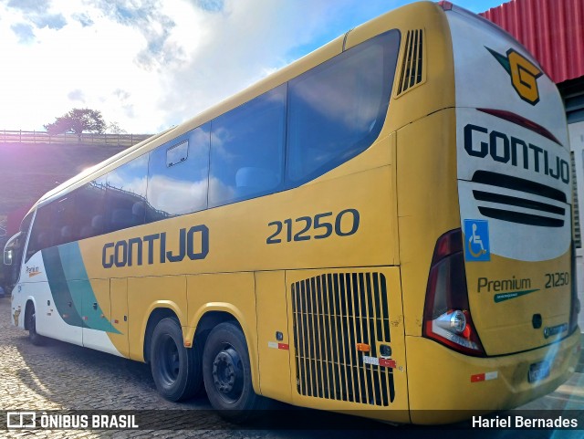 Empresa Gontijo de Transportes 21250 na cidade de João Monlevade, Minas Gerais, Brasil, por Hariel Bernades. Número da foto: #12848978.
