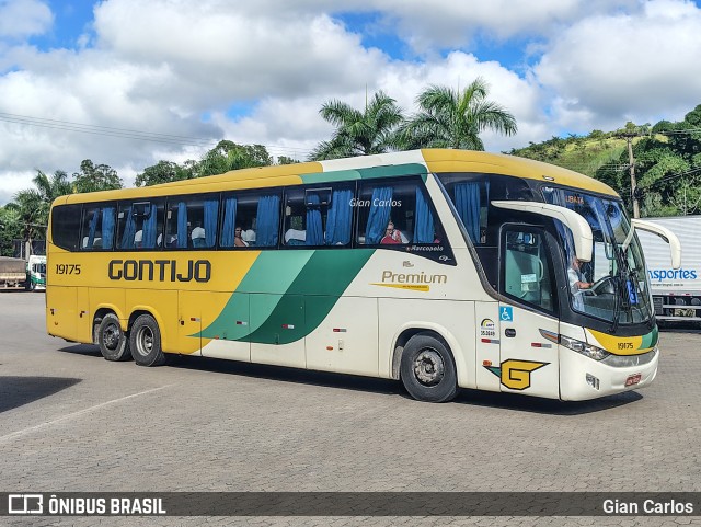 Empresa Gontijo de Transportes 19175 na cidade de Paraíba do Sul, Rio de Janeiro, Brasil, por Gian Carlos. Número da foto: #12848183.