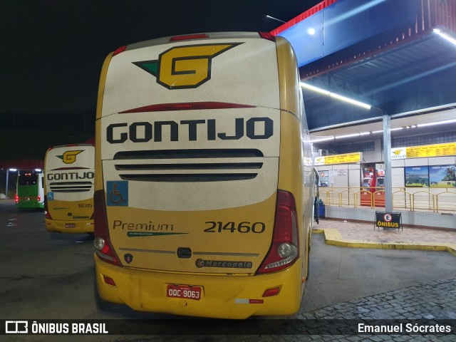 Empresa Gontijo de Transportes 21460 na cidade de João Monlevade, Minas Gerais, Brasil, por Emanuel Sócrates. Número da foto: #12848407.
