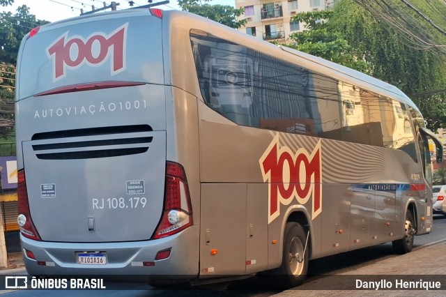 Auto Viação 1001 RJ 108.179 na cidade de Rio de Janeiro, Rio de Janeiro, Brasil, por Danyllo Henrique. Número da foto: #12849200.