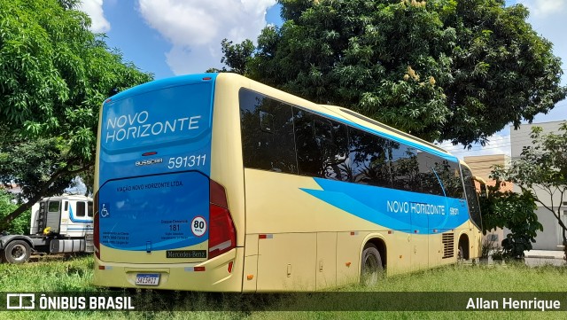 Viação Novo Horizonte 591311 na cidade de Paulínia, São Paulo, Brasil, por Allan Henrique. Número da foto: #12848640.