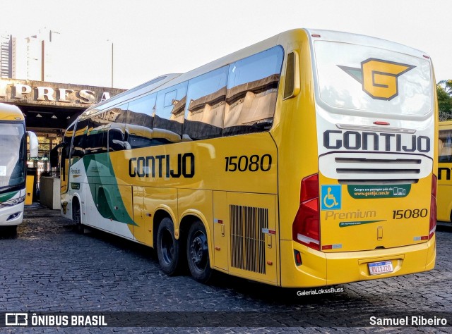Empresa Gontijo de Transportes 15080 na cidade de Belo Horizonte, Minas Gerais, Brasil, por Samuel Ribeiro. Número da foto: #12849869.