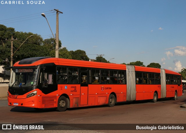 Viação Tamandaré KE703 na cidade de Curitiba, Paraná, Brasil, por Busologia Gabrielística. Número da foto: #12848618.