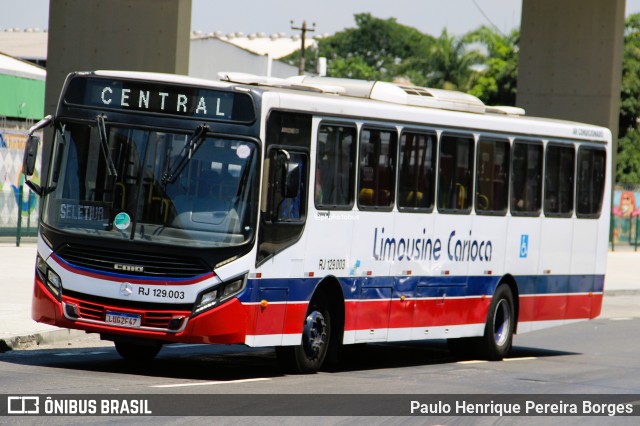 Empresa de Transportes Limousine Carioca RJ 129.003 na cidade de Rio de Janeiro, Rio de Janeiro, Brasil, por Paulo Henrique Pereira Borges. Número da foto: #12848722.