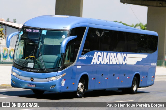 Viação Águia Branca RJ 193.005 na cidade de Rio de Janeiro, Rio de Janeiro, Brasil, por Paulo Henrique Pereira Borges. Número da foto: #12848571.