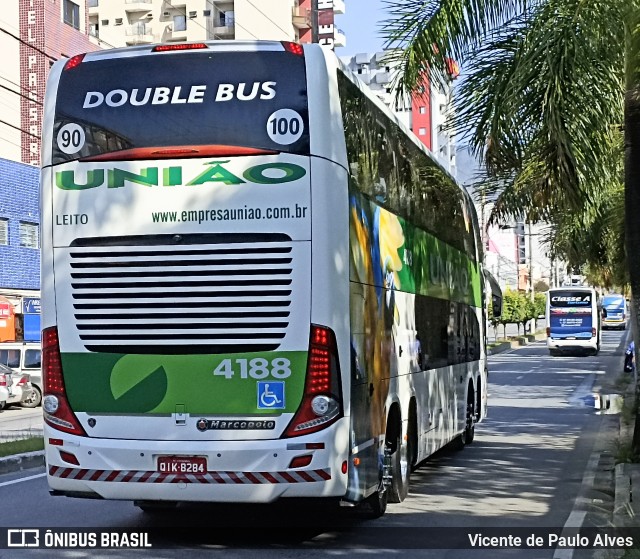 Empresa União de Transportes 4188 na cidade de Aparecida, São Paulo, Brasil, por Vicente de Paulo Alves. Número da foto: #12849253.