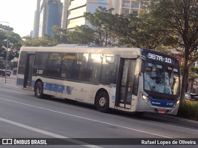 Sambaíba Transportes Urbanos 2 1257 na cidade de São Paulo, São Paulo, Brasil, por Rafael Lopes de Oliveira. Número da foto: #12850206.