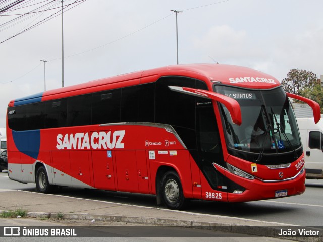 Viação Santa Cruz 38825 na cidade de São Paulo, São Paulo, Brasil, por João Victor. Número da foto: #12850288.