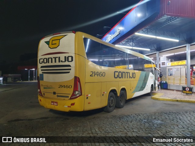 Empresa Gontijo de Transportes 21460 na cidade de João Monlevade, Minas Gerais, Brasil, por Emanuel Sócrates. Número da foto: #12848399.