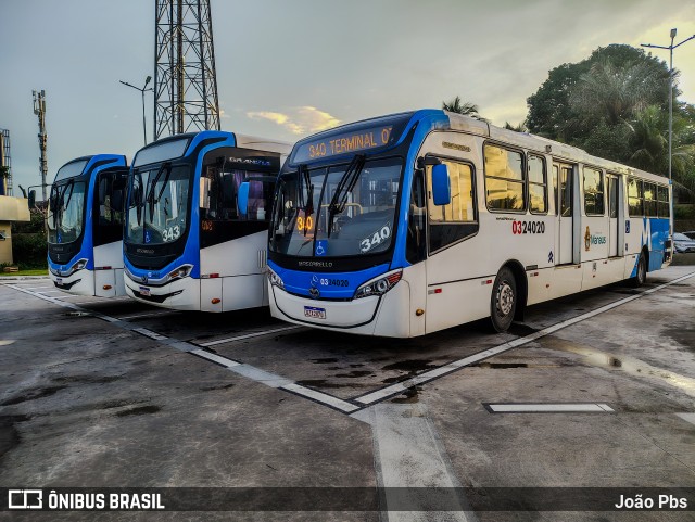 Viação São Pedro 0324020 na cidade de Manaus, Amazonas, Brasil, por João Pbs. Número da foto: #12848101.