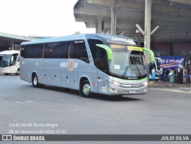 Cardoso Tur 214 na cidade de Porto Alegre, Rio Grande do Sul, Brasil, por JULIO SILVA. Número da foto: #12848575.