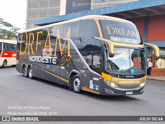 Expresso Nordeste 61140 na cidade de Porto Alegre, Rio Grande do Sul, Brasil, por JULIO SILVA. Número da foto: #12848728.