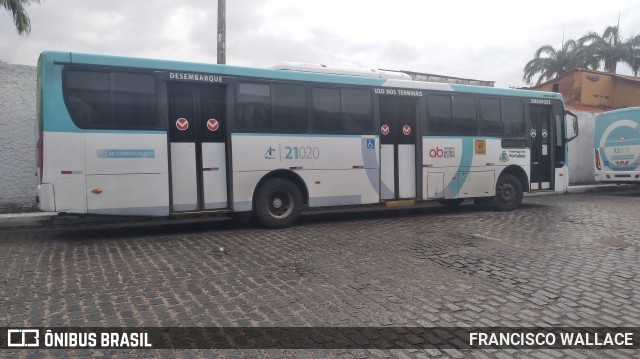 Aliança Transportes Urbanos 21020 na cidade de Fortaleza, Ceará, Brasil, por FRANCISCO WALLACE. Número da foto: #12848254.