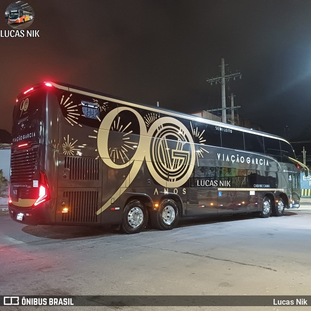 Viação Garcia 96111 na cidade de Santos, São Paulo, Brasil, por Lucas Nik. Número da foto: #12849363.