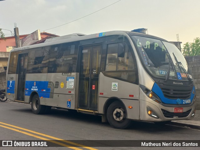 Transcooper > Norte Buss 2 6408 na cidade de São Paulo, São Paulo, Brasil, por Matheus Neri dos Santos. Número da foto: #12849480.