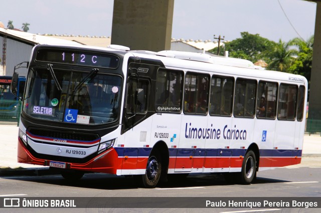 Empresa de Transportes Limousine Carioca RJ 129.033 na cidade de Rio de Janeiro, Rio de Janeiro, Brasil, por Paulo Henrique Pereira Borges. Número da foto: #12848725.