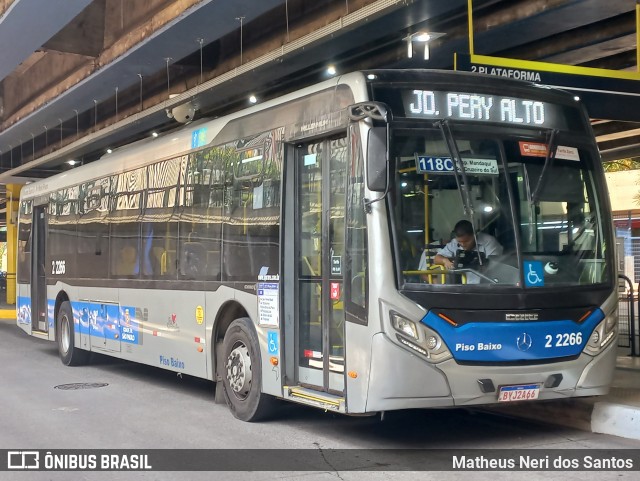 Sambaíba Transportes Urbanos 2 2266 na cidade de São Paulo, São Paulo, Brasil, por Matheus Neri dos Santos. Número da foto: #12849471.