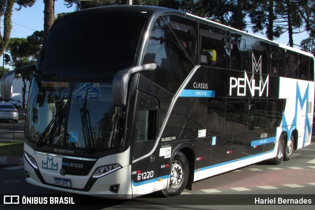 Empresa de Ônibus Nossa Senhora da Penha 61220 na cidade de Curitiba, Paraná, Brasil, por Hariel Bernades. Número da foto: #12875431.