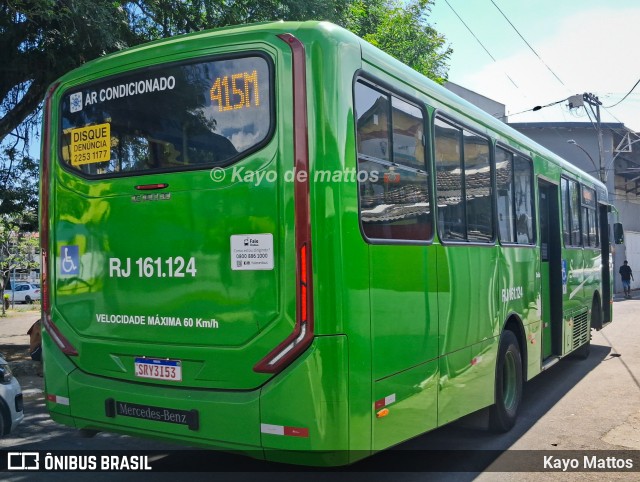 Transportes Santo Antônio RJ 161.124 na cidade de Magé, Rio de Janeiro, Brasil, por Kayo Mattos. Número da foto: #12876323.
