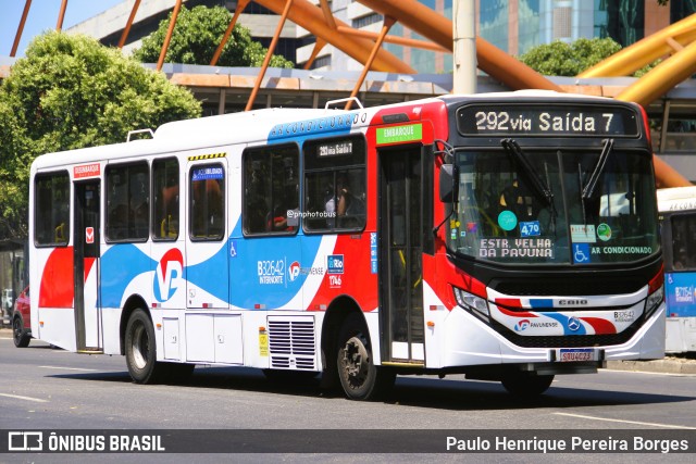 Viação Pavunense B32642 na cidade de Rio de Janeiro, Rio de Janeiro, Brasil, por Paulo Henrique Pereira Borges. Número da foto: #12876067.