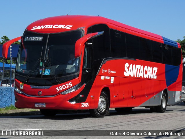 Viação Santa Cruz 38025 na cidade de São Paulo, São Paulo, Brasil, por Gabriel Oliveira Caldas da Nobrega. Número da foto: #12875848.
