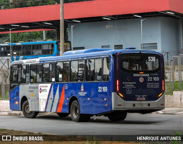 Viação Cidade de Caieiras 22.169 na cidade de Franco da Rocha, São Paulo, Brasil, por HENRIQUE ANTUNES. Número da foto: #12876173.
