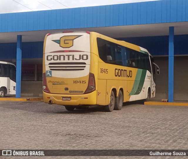 Empresa Gontijo de Transportes 18415 na cidade de Limoeiro, Pernambuco, Brasil, por Guilherme Souza. Número da foto: #12875132.