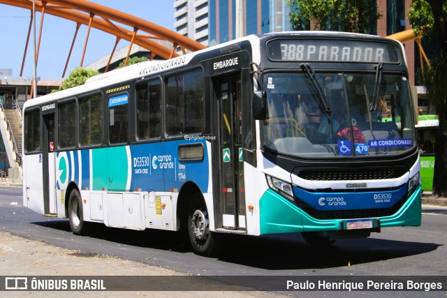 Transportes Campo Grande D53530 na cidade de Rio de Janeiro, Rio de Janeiro, Brasil, por Paulo Henrique Pereira Borges. Número da foto: #12875957.