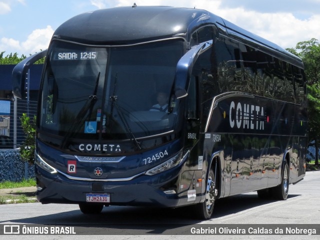 Viação Cometa 724504 na cidade de São Paulo, São Paulo, Brasil, por Gabriel Oliveira Caldas da Nobrega. Número da foto: #12874023.