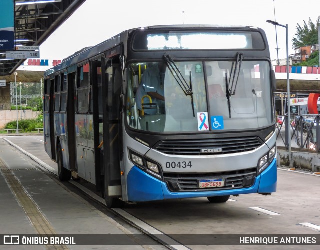 Viação Cidade de Caieiras 00434 na cidade de Franco da Rocha, São Paulo, Brasil, por HENRIQUE ANTUNES. Número da foto: #12876189.