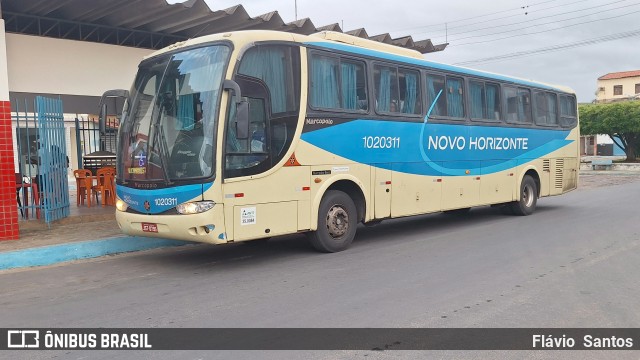 Viação Novo Horizonte 1020311 na cidade de Tanhaçu, Bahia, Brasil, por Flávio  Santos. Número da foto: #12873864.