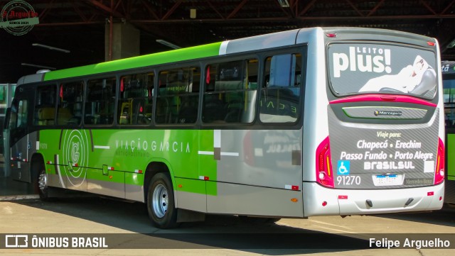 Viação Garcia 91270 na cidade de Londrina, Paraná, Brasil, por Felipe Arguelho. Número da foto: #12876343.