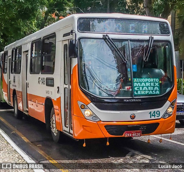 Empresa de Transportes Nova Marambaia AT-149 na cidade de Belém, Pará, Brasil, por Lucas Jacó. Número da foto: #12874900.