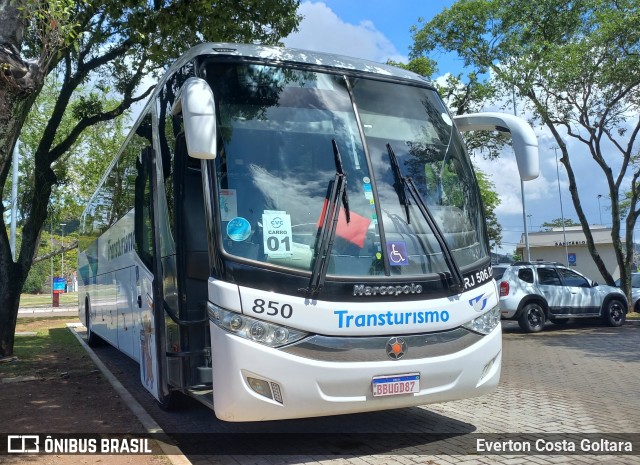 Transturismo Turismo e Fretamento 850 na cidade de Vila Velha, Espírito Santo, Brasil, por Everton Costa Goltara. Número da foto: #12873803.