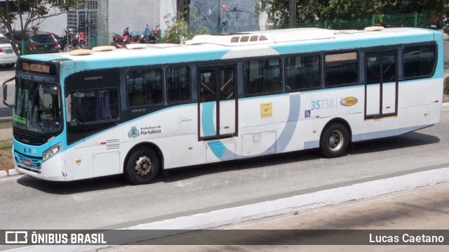 Rota Sol > Vega Transporte Urbano 35738 na cidade de Fortaleza, Ceará, Brasil, por Lucas Caetano. Número da foto: #12873918.