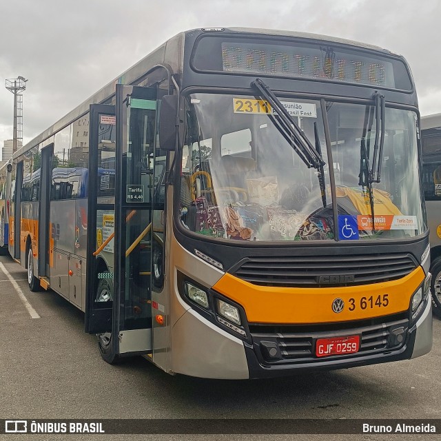 Transunião Transportes 3 6145 na cidade de Barueri, São Paulo, Brasil, por Bruno Almeida. Número da foto: #12875794.